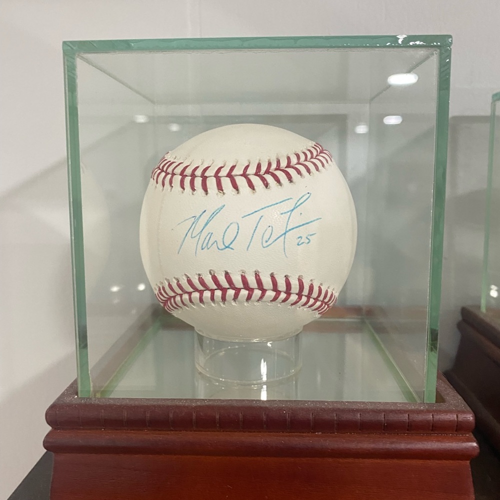 Mark Teixeira signed baseball